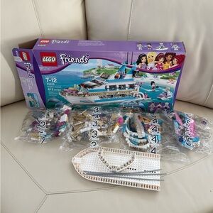LEGO FRIENDS: Dolphin Cruiser (41015) Retired Open Box, Missing pieces